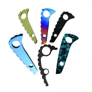 Aluminum Titanium Gear BACKSPACER for Spyderco