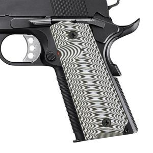 BZ GRIPS 1911 Grips G10 Full Size Government Ambi Safety Cut Custom Claw Mark Texture H1-XG