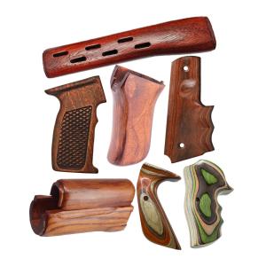Custom Laminated Wood Hardwood Accessories revolver Grips